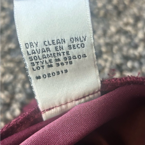 Worthington Maroon Berry faux suede sheath dress - Picture 3 of 5